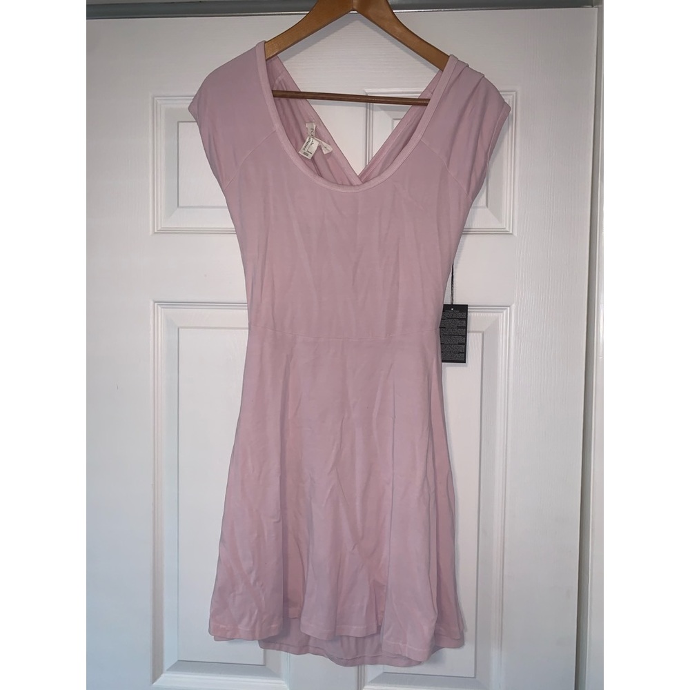 Forever 21 lavender cutout back skater dress large